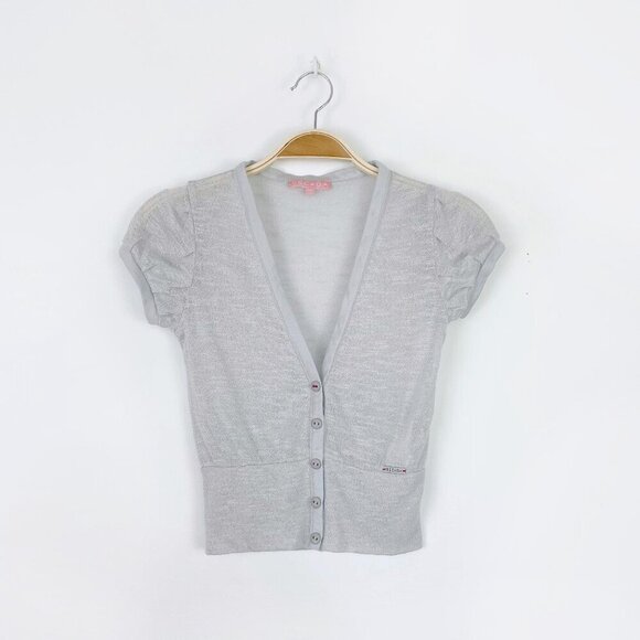 Escada Other - ⚡️SOLD⚡️ escada short sleeve light knit cardigan top